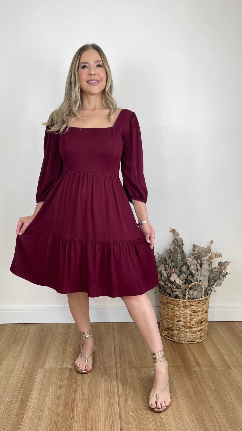 VESTIDO ADÉLIA LISO