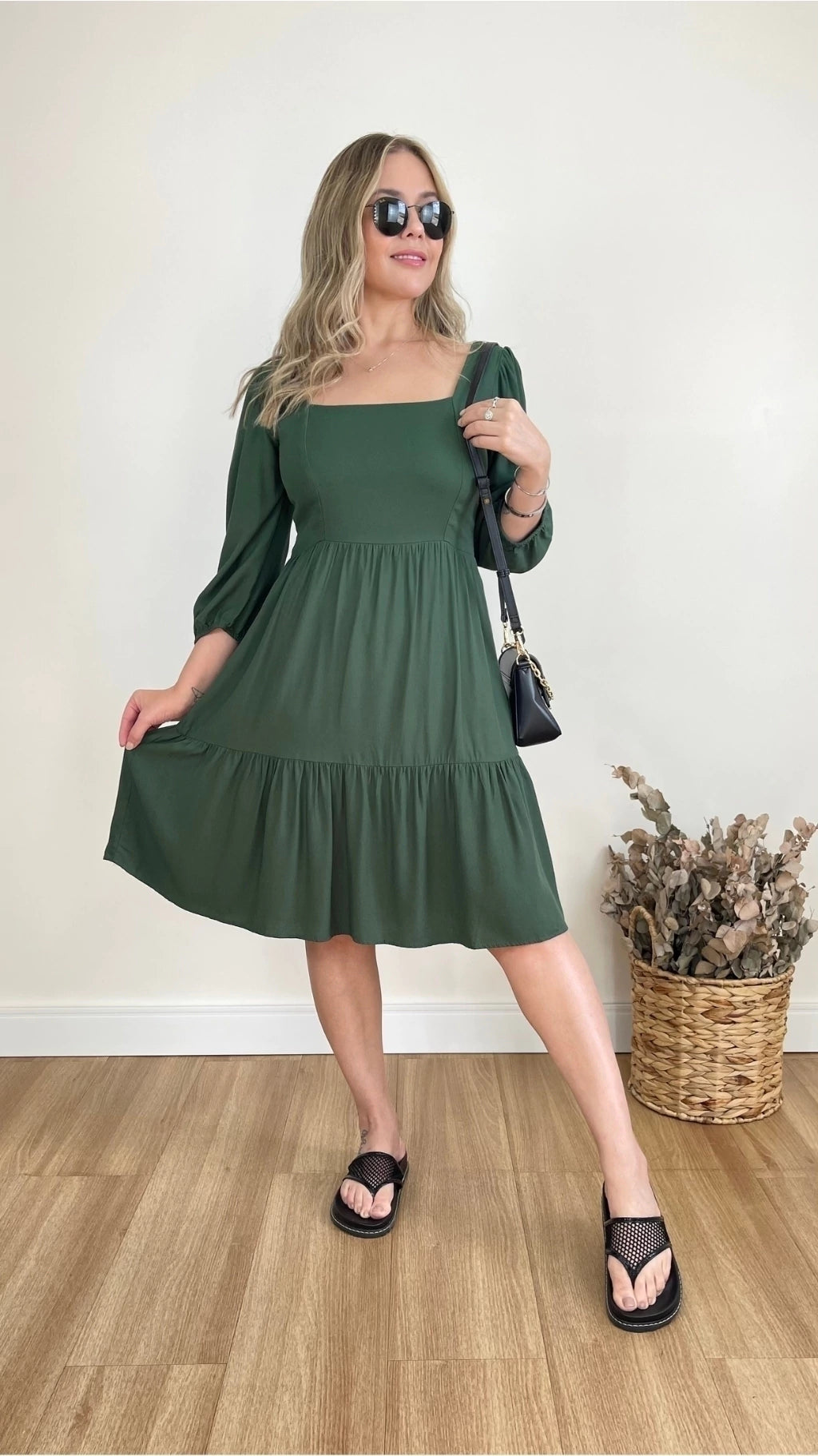 VESTIDO ADÉLIA LISO