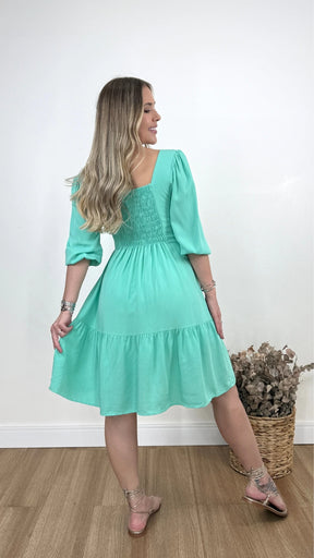 VESTIDO ADÉLIA LISO