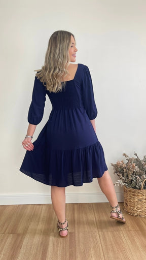 VESTIDO ADÉLIA LISO