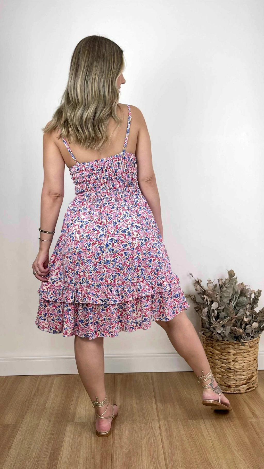 VESTIDO CURTO KAREN FLORIDO