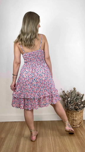 VESTIDO CURTO KAREN FLORIDO