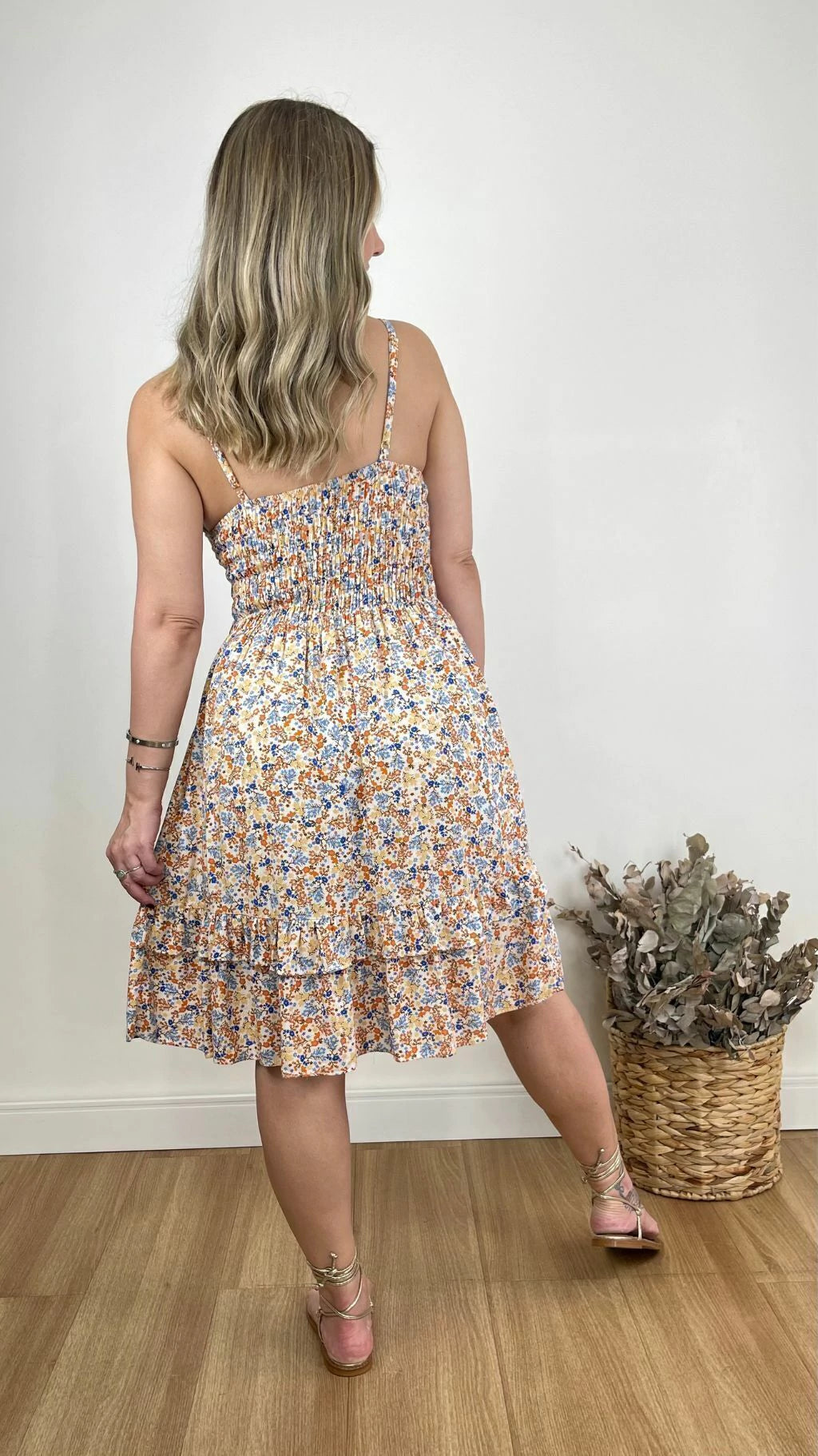 VESTIDO CURTO KAREN FLORIDO