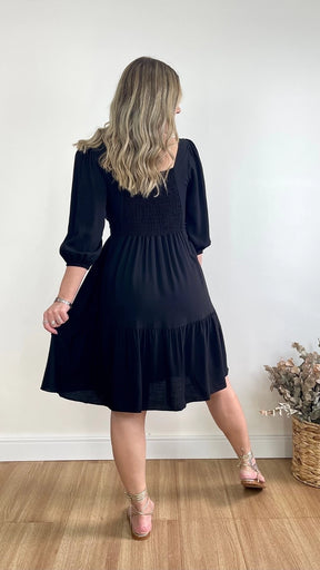VESTIDO ADÉLIA LISO