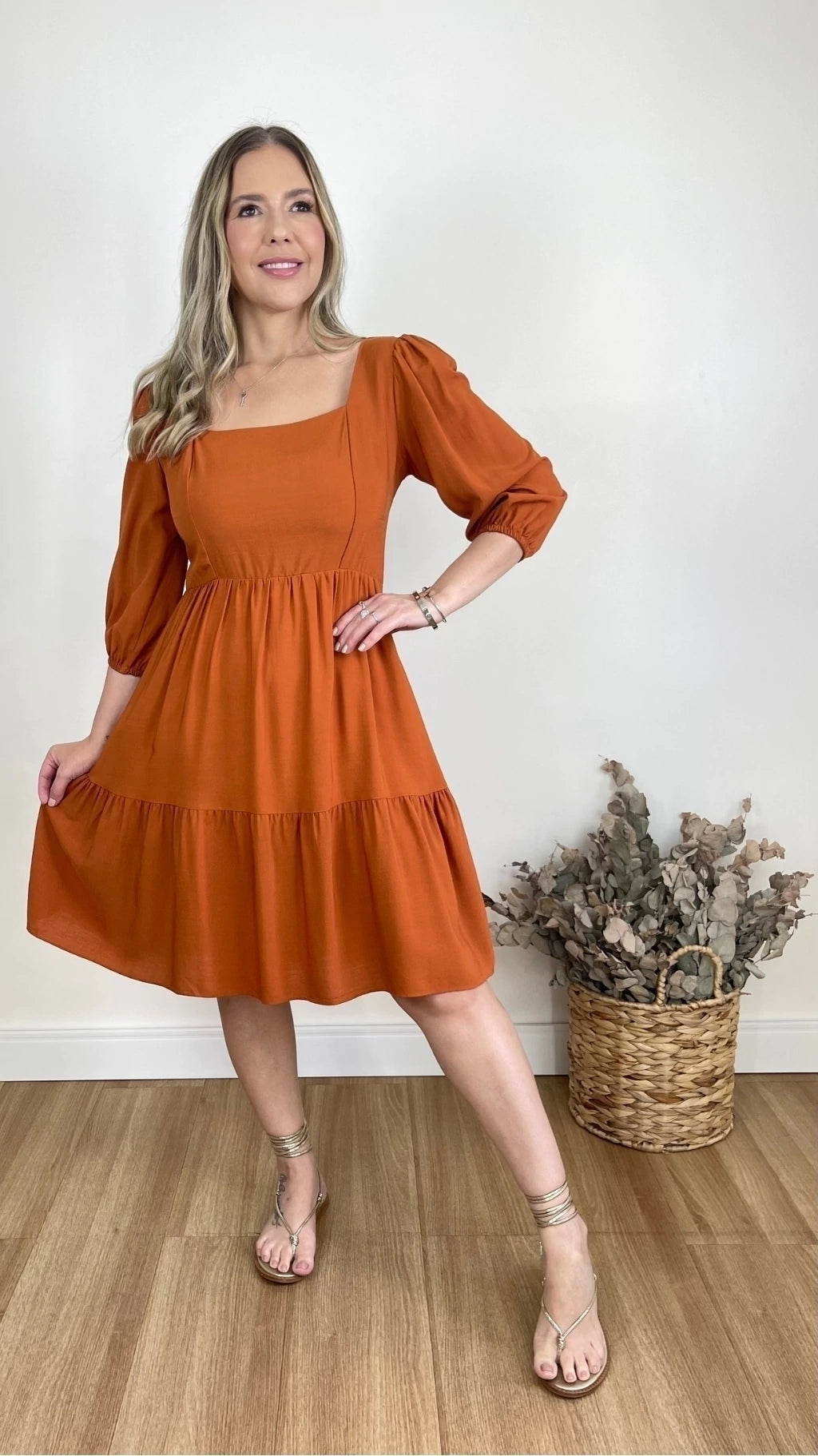 VESTIDO ADÉLIA LISO