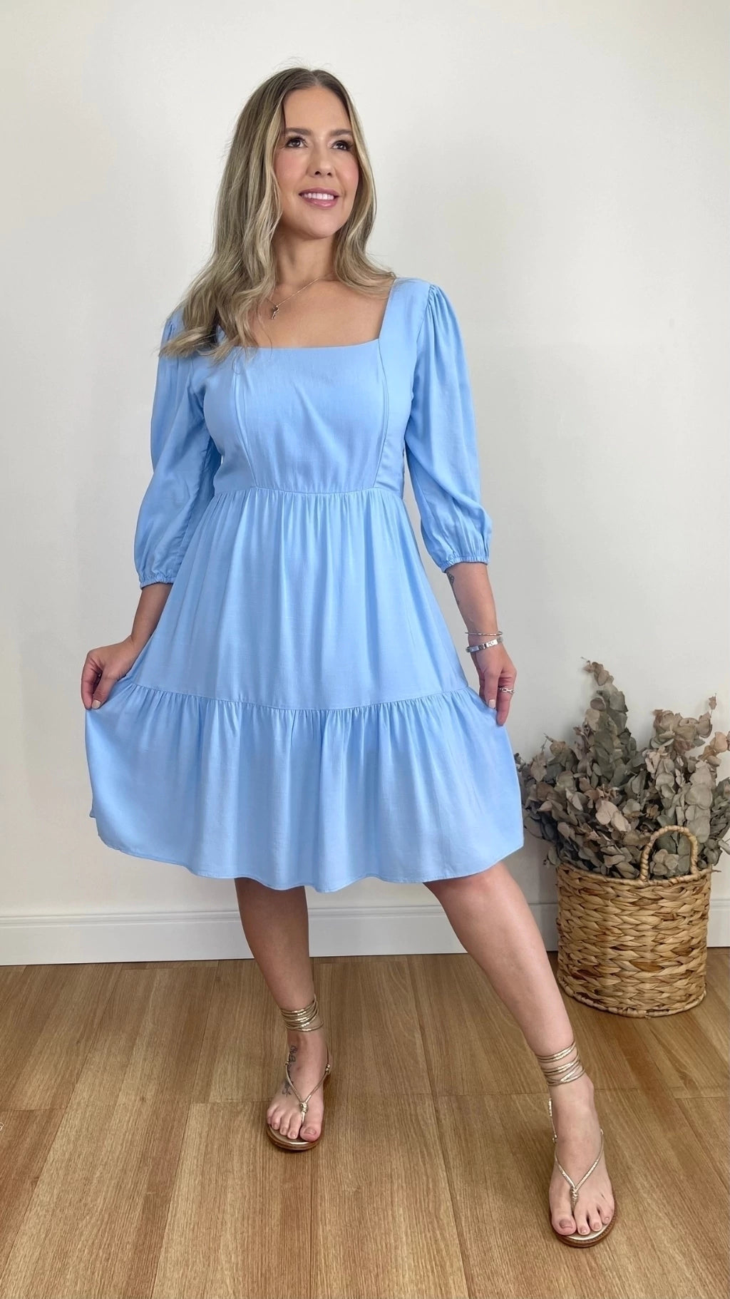 VESTIDO ADÉLIA LISO