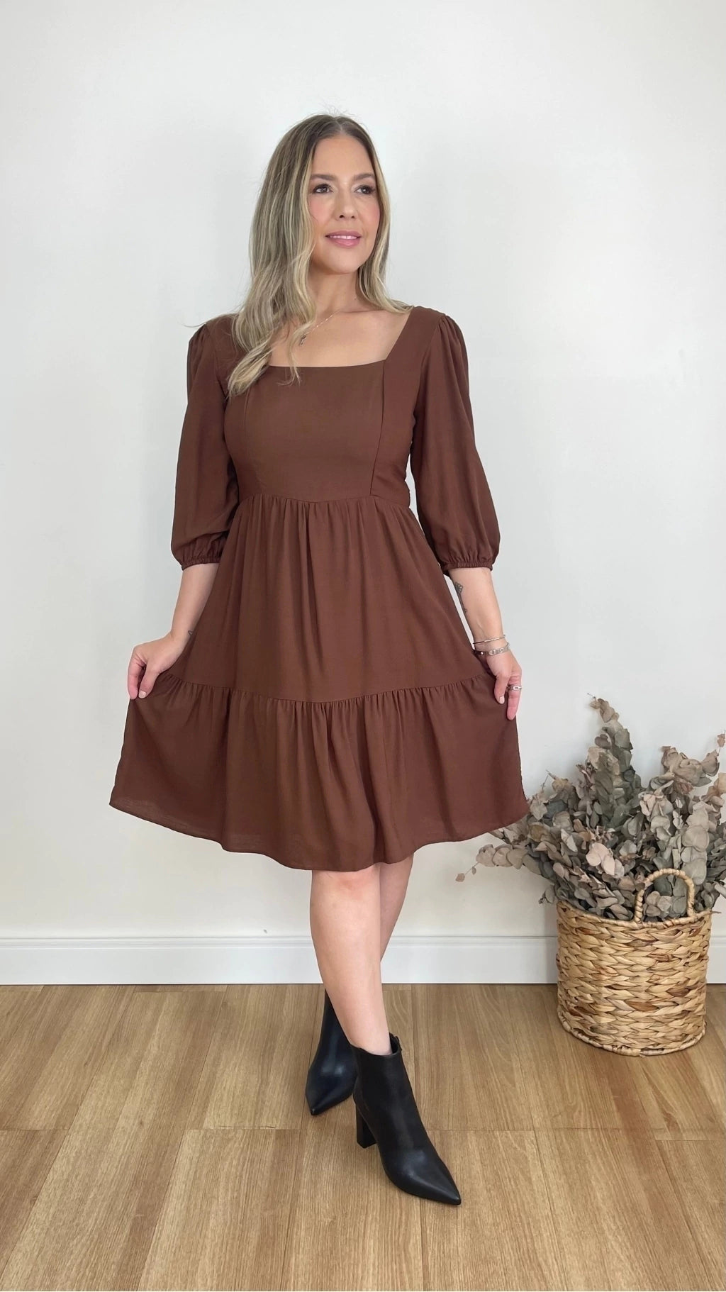 VESTIDO ADÉLIA LISO