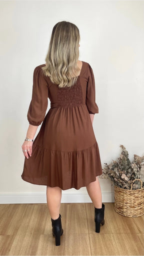 VESTIDO ADÉLIA LISO