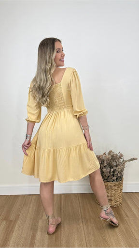 VESTIDO ADÉLIA LISO