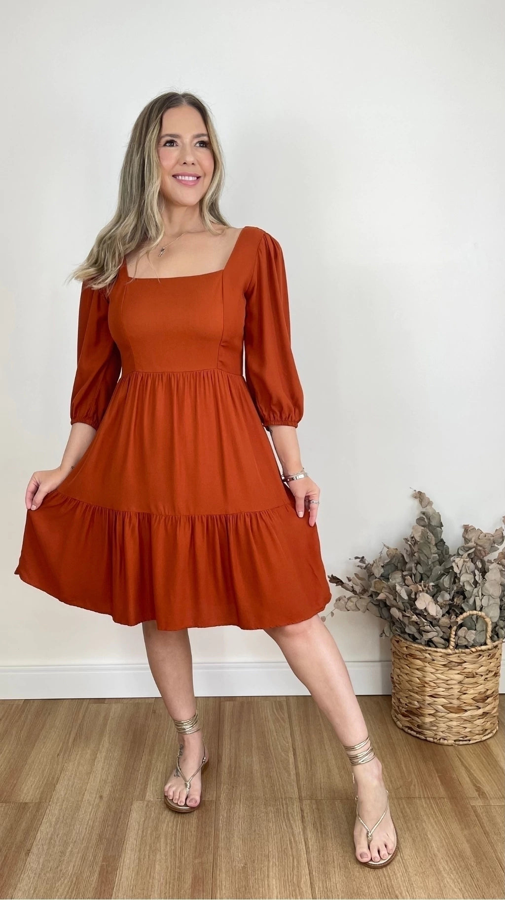 VESTIDO ADÉLIA LISO