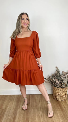 VESTIDO ADÉLIA LISO