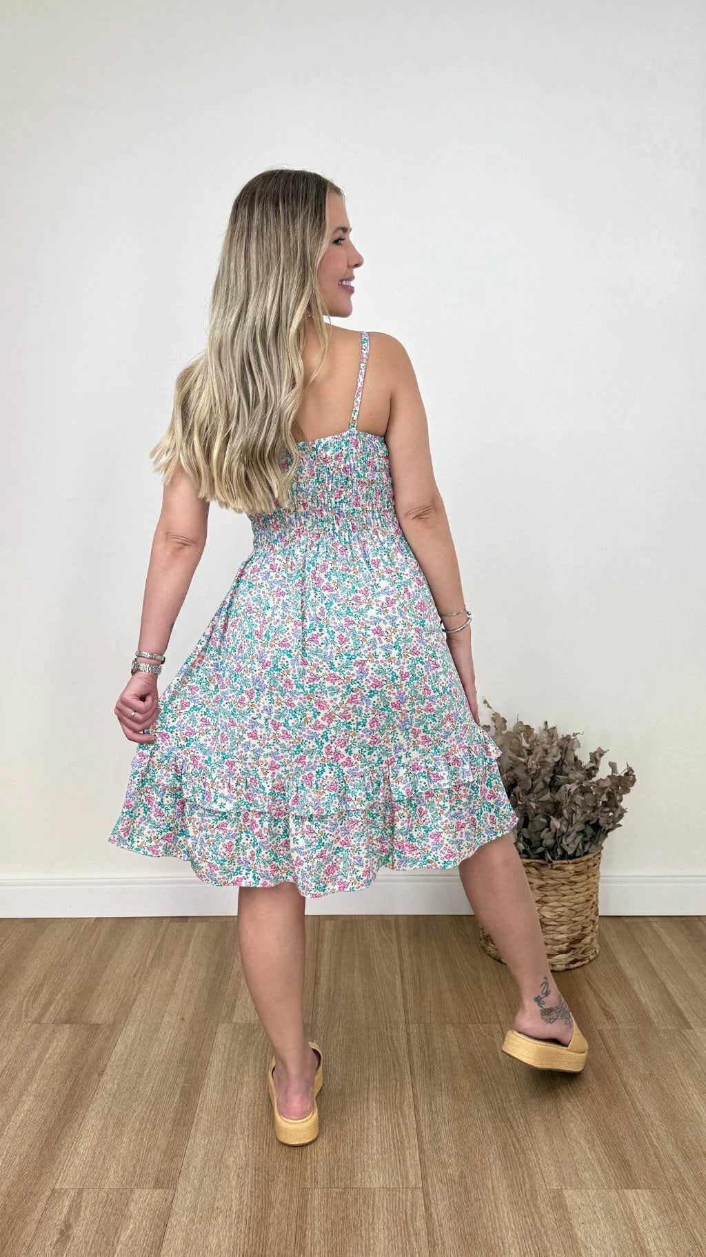 VESTIDO CURTO KAREN FLORIDO