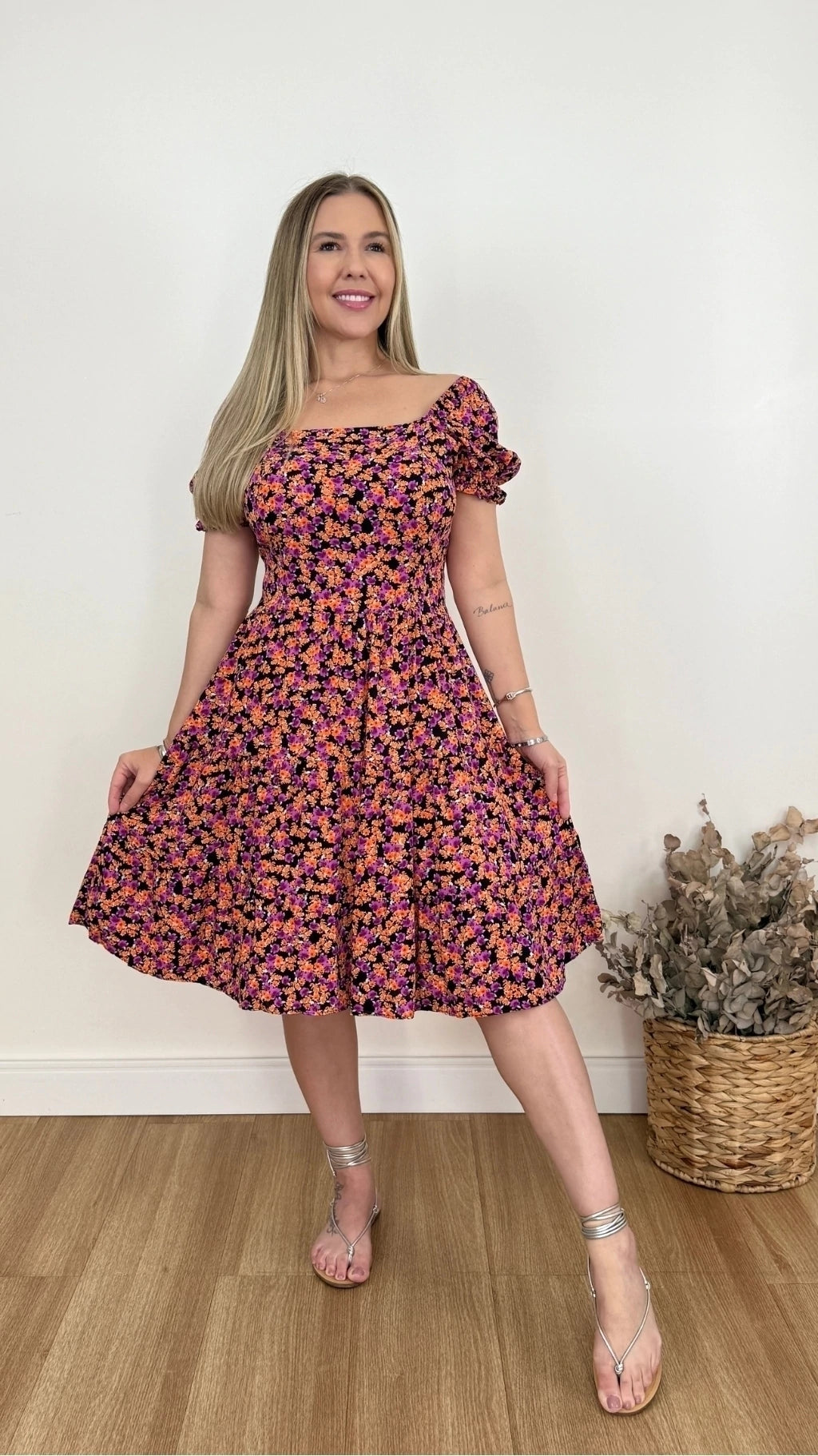 VESTIDO CIBELY (VÁRIAS CORES DISPONÍVEIS)
