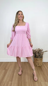 VESTIDO ADÉLIA LISO