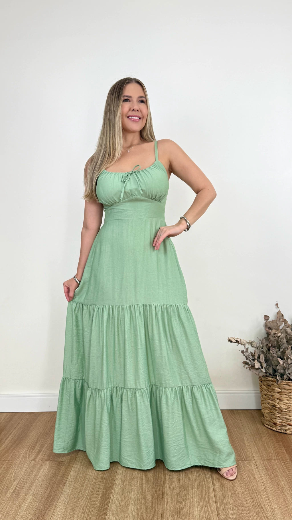 VESTIDO RUBIA LISO