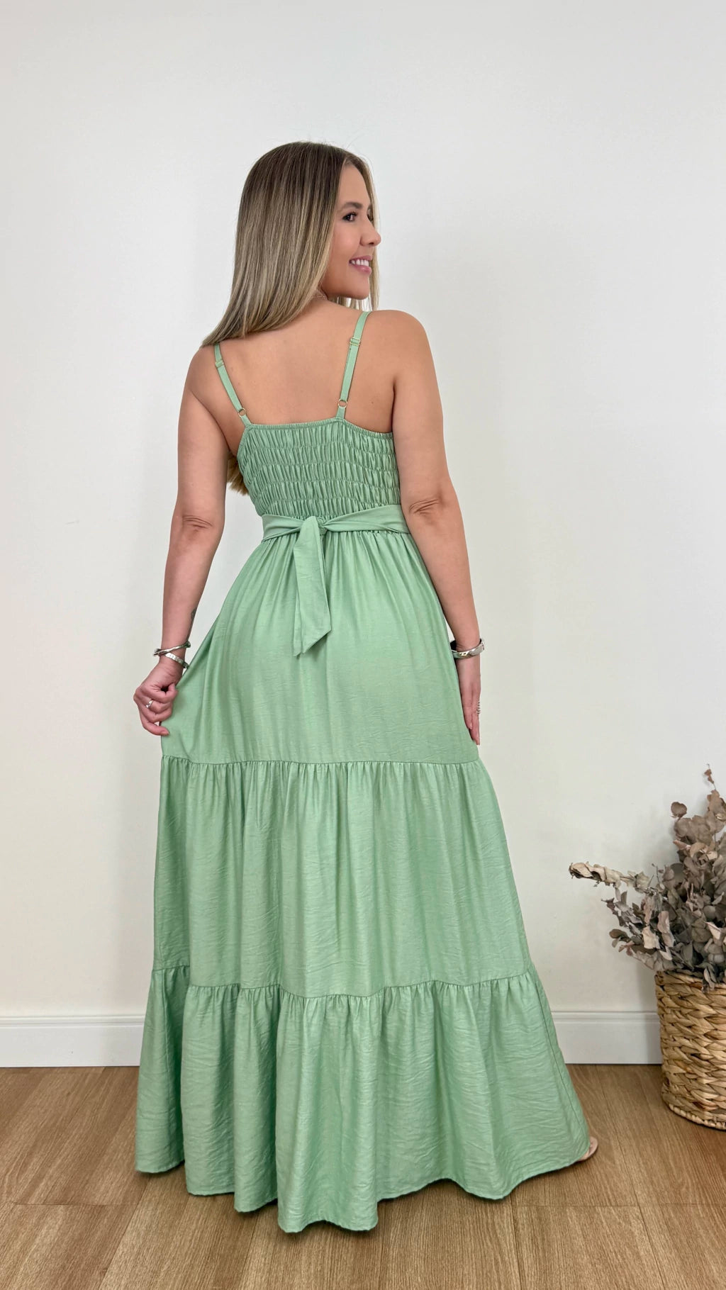 VESTIDO RUBIA LISO