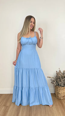 VESTIDO RUBIA LISO