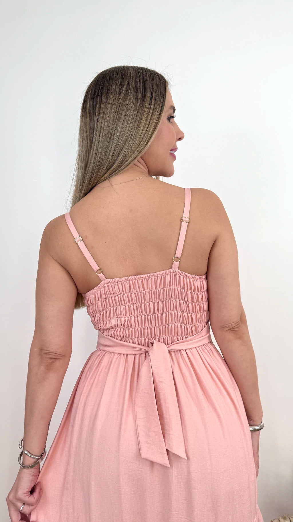 VESTIDO RUBIA LISO
