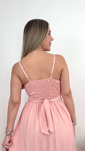 VESTIDO RUBIA LISO