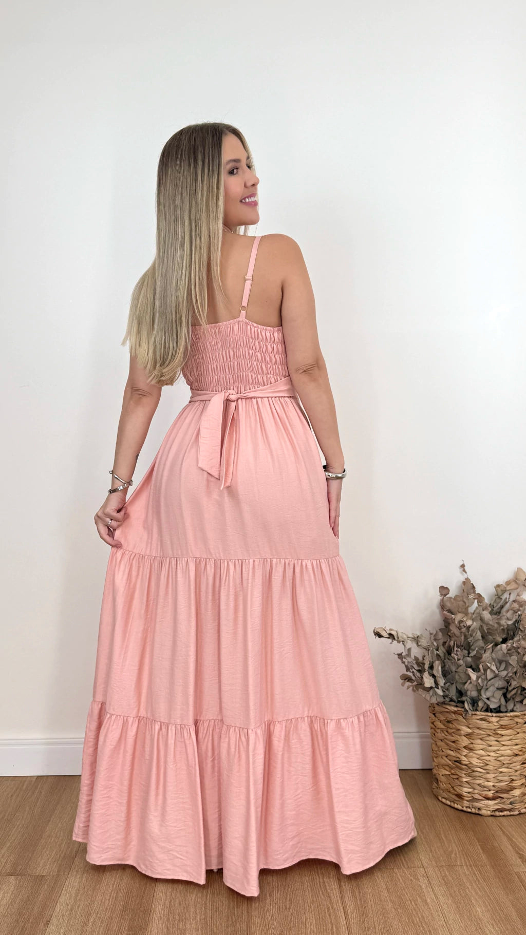 VESTIDO RUBIA LISO